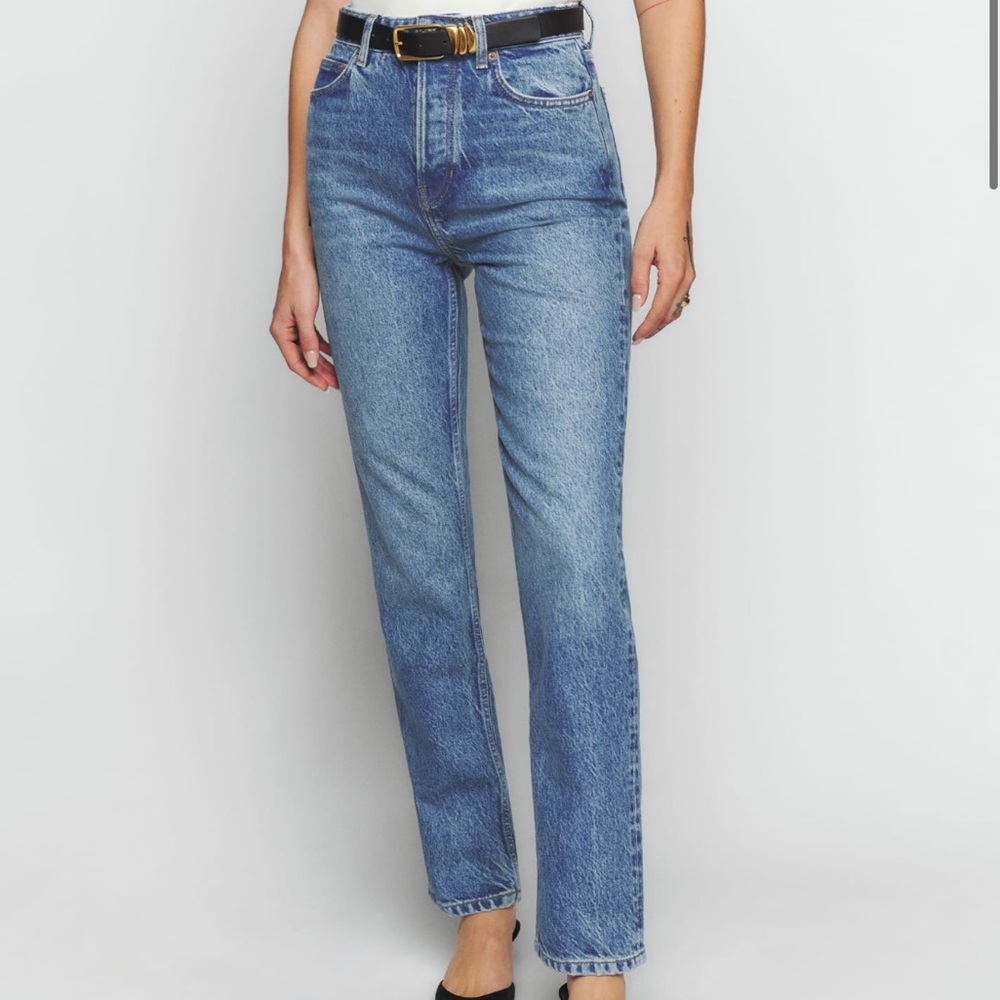 Reformation Cynthia High Rise Straight Jean